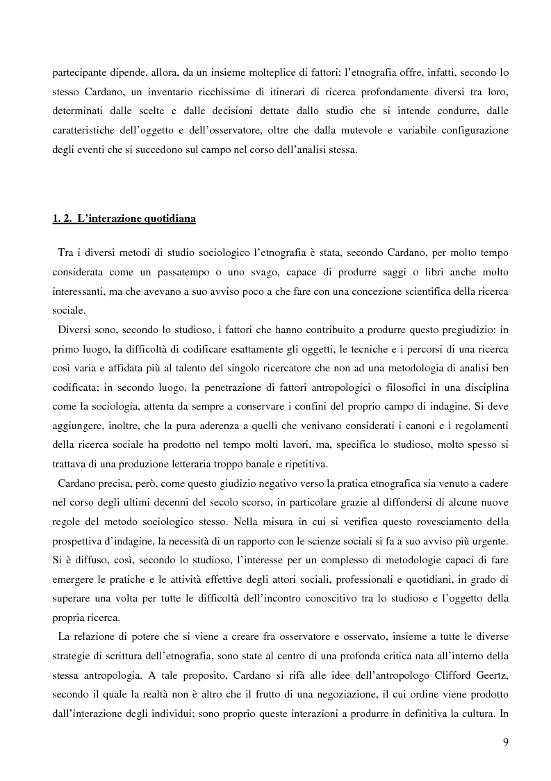 Anteprima della tesi: Dall'audience ai ''pubblici''. Note sull'etnografia dei media., Pagina 6