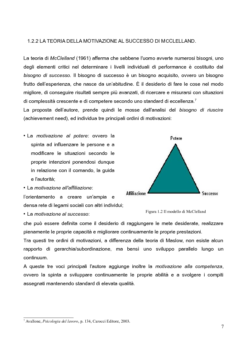 Anteprima della tesi: La motivazione nella scelta del tirocinio professionalizzante, Pagina 5