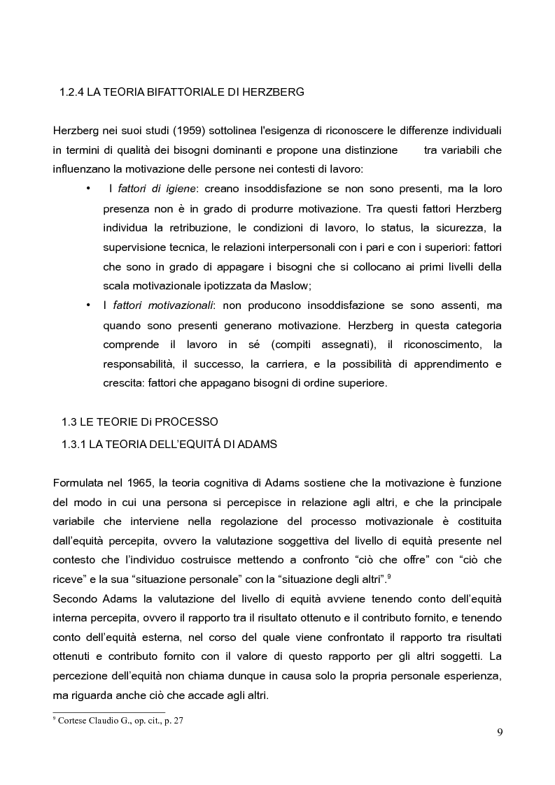 Anteprima della tesi: La motivazione nella scelta del tirocinio professionalizzante, Pagina 7