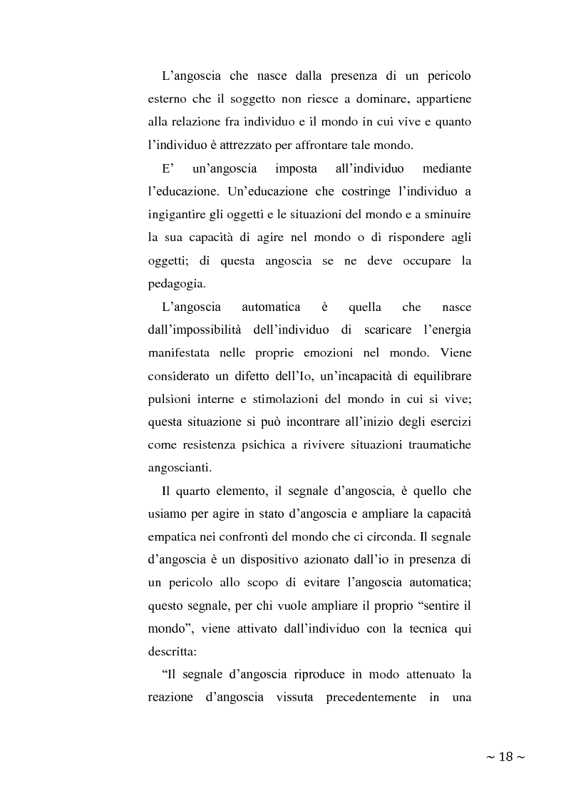 Anteprima della tesi: L'angoscia, un affetto che non mente, Pagina 9