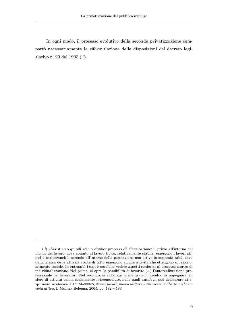 Anteprima della tesi: La subordinazione nel pubblico impiego, Pagina 14