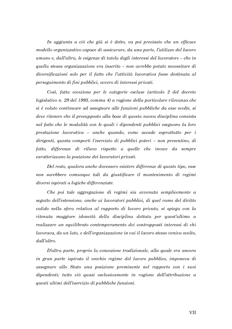 Anteprima della tesi: La subordinazione nel pubblico impiego, Pagina 3