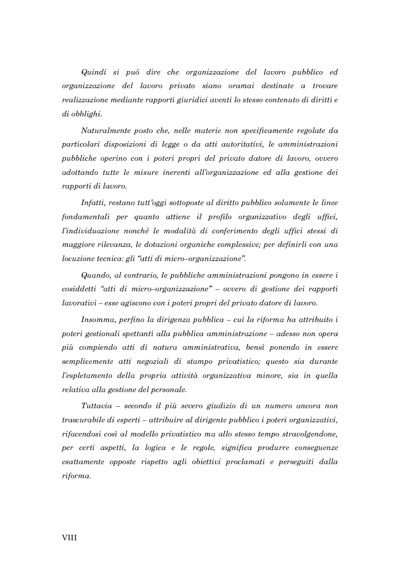 Anteprima della tesi: La subordinazione nel pubblico impiego, Pagina 4