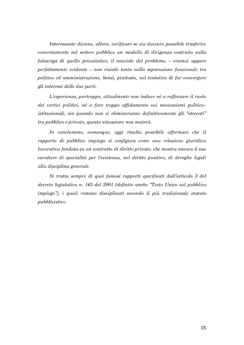 Anteprima della tesi: La subordinazione nel pubblico impiego, Pagina 5