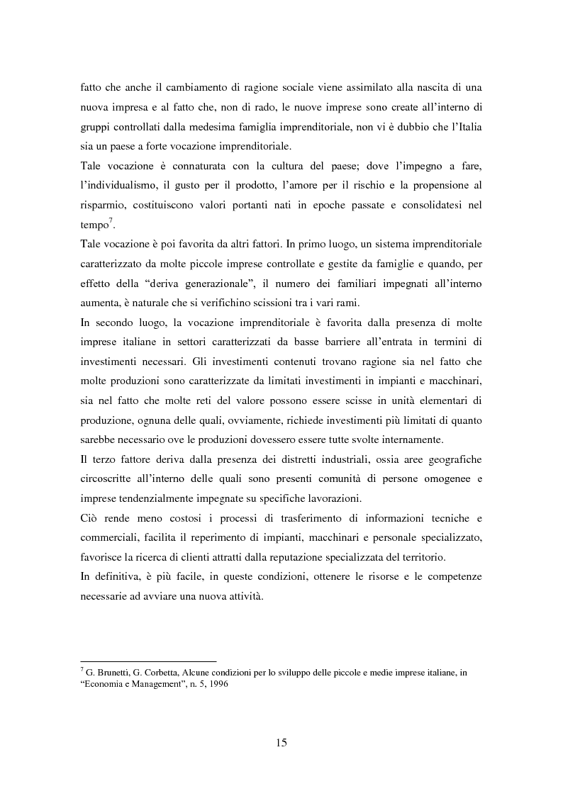 Anteprima della tesi: Le medie imprese commerciali, un'analisi di due macroaree: Nord Est e Sud Italia, Pagina 15