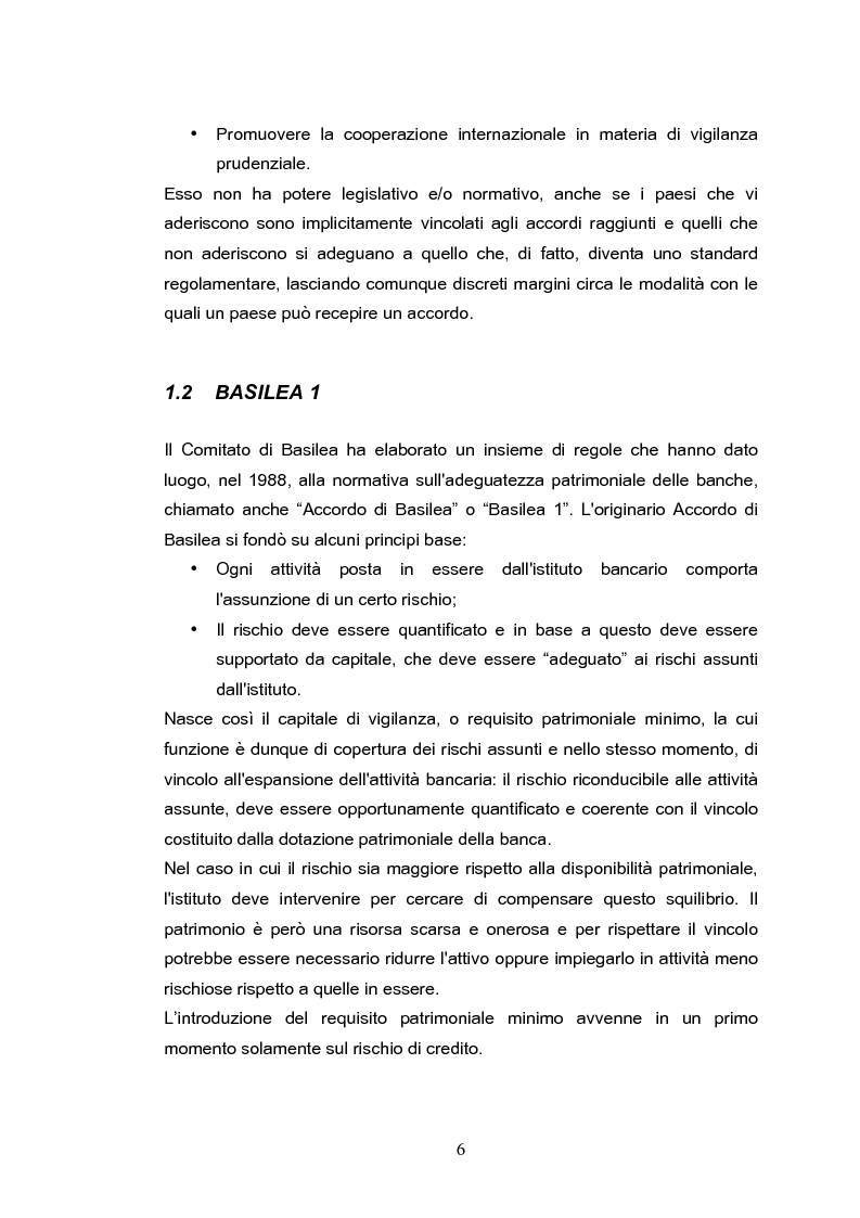 Anteprima della tesi: Il rischio operativo nell'accordo di Basilea 2, Pagina 2