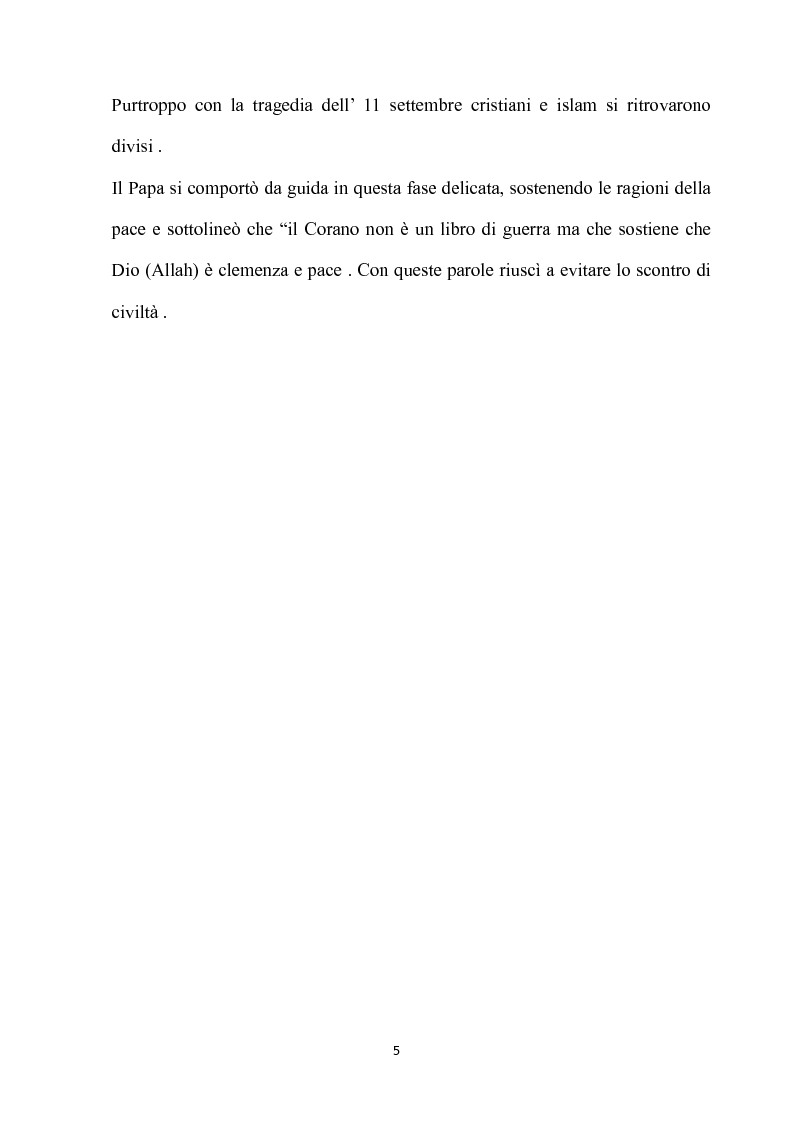 Anteprima della tesi: Fondamenti pedagogici nel dialogo interreligioso dell'opera di Giovanni Paolo II, Pagina 5