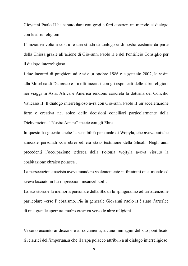 Anteprima della tesi: Fondamenti pedagogici nel dialogo interreligioso dell'opera di Giovanni Paolo II, Pagina 9