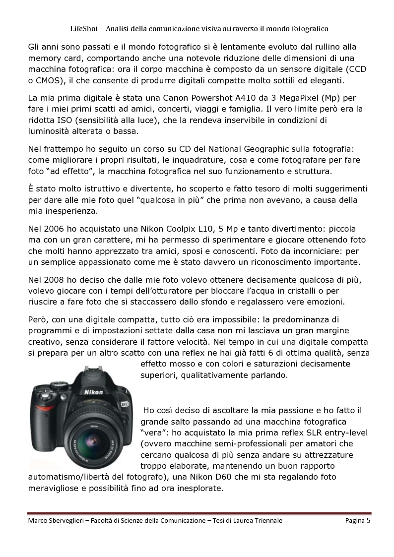Anteprima della tesi: LifeShot: analisi della comunicazione visiva attraverso il mondo fotografico, Pagina 2
