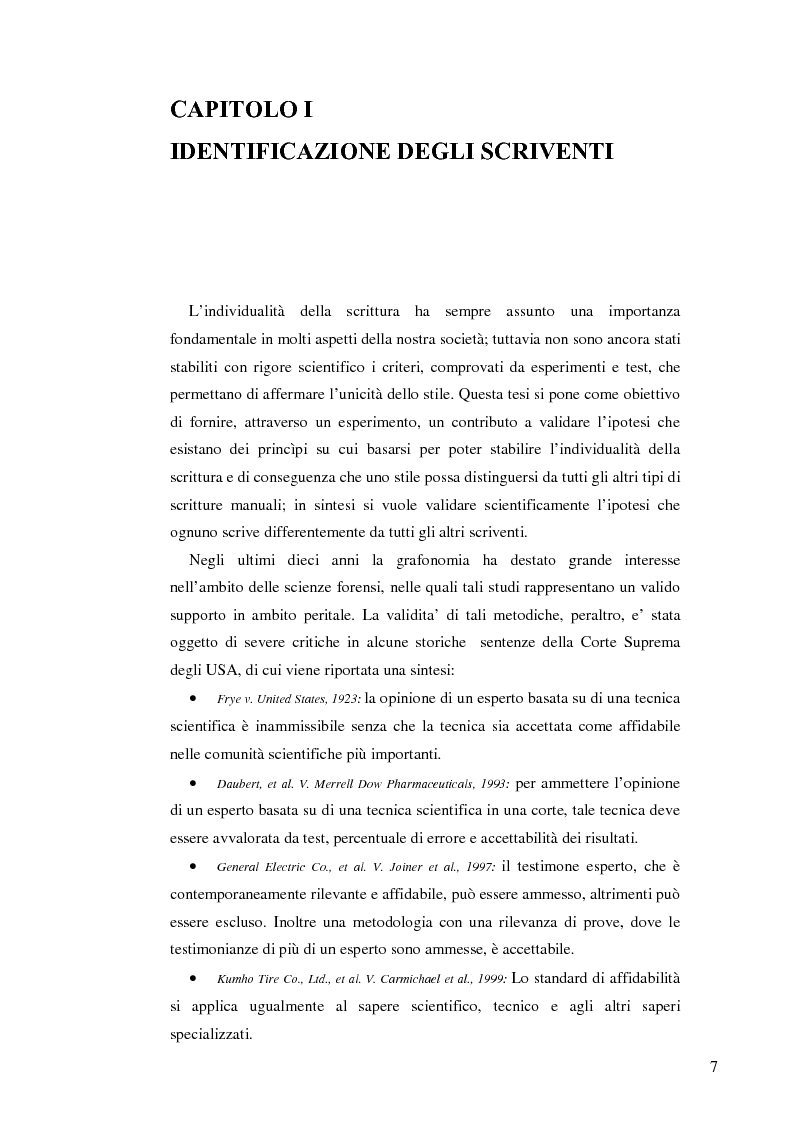 Anteprima della tesi: Un sistema interattivo multiesperto per il clustering degli autori di documenti manoscritti, Pagina 4