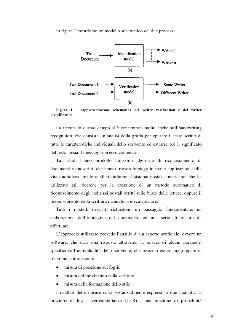 Anteprima della tesi: Un sistema interattivo multiesperto per il clustering degli autori di documenti manoscritti, Pagina 6