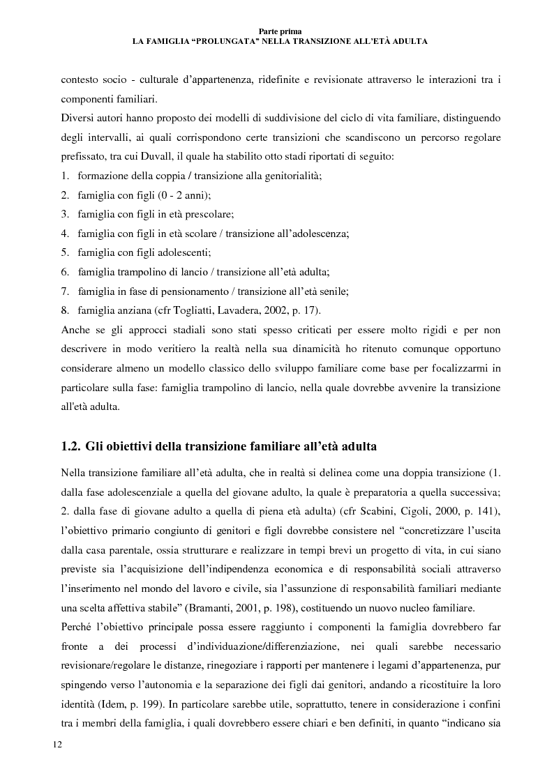 Anteprima della tesi: La lunga transizione familiare all'età adulta, Pagina 10