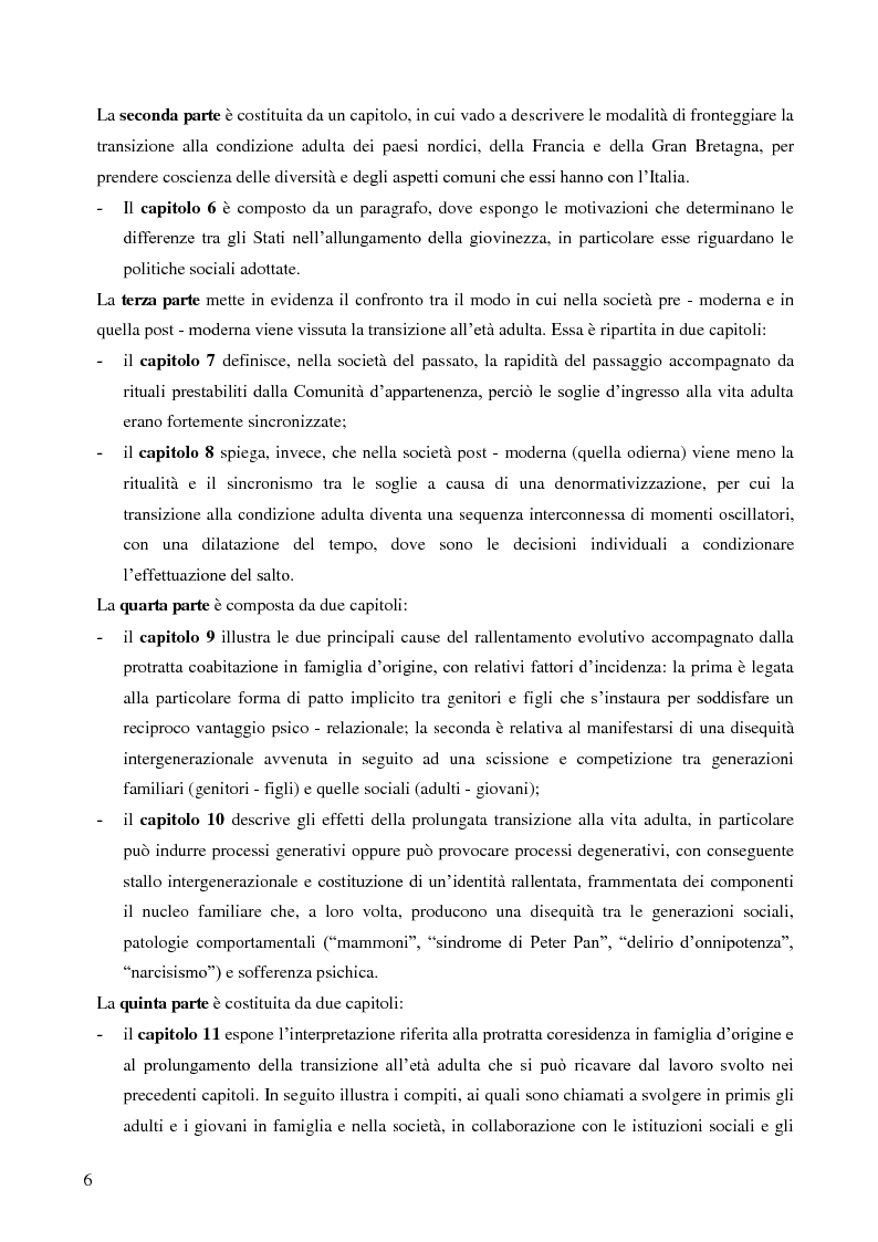 Anteprima della tesi: La lunga transizione familiare all'età adulta, Pagina 4