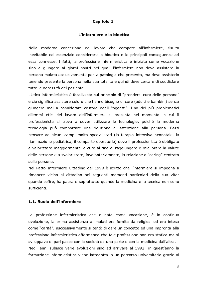 Anteprima della tesi: L'infermiere e le sfide della bioetica: quale formazione?, Pagina 2