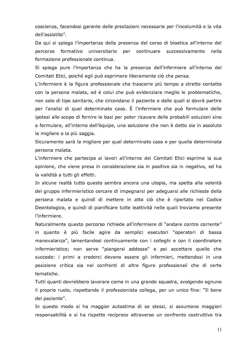 Anteprima della tesi: L'infermiere e le sfide della bioetica: quale formazione?, Pagina 5