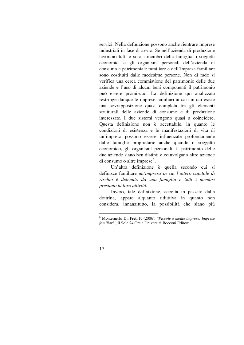 Anteprima della tesi: Il passaggio generazionale nel family business. Strumenti tecnico-giuridici e finanziari, Pagina 15