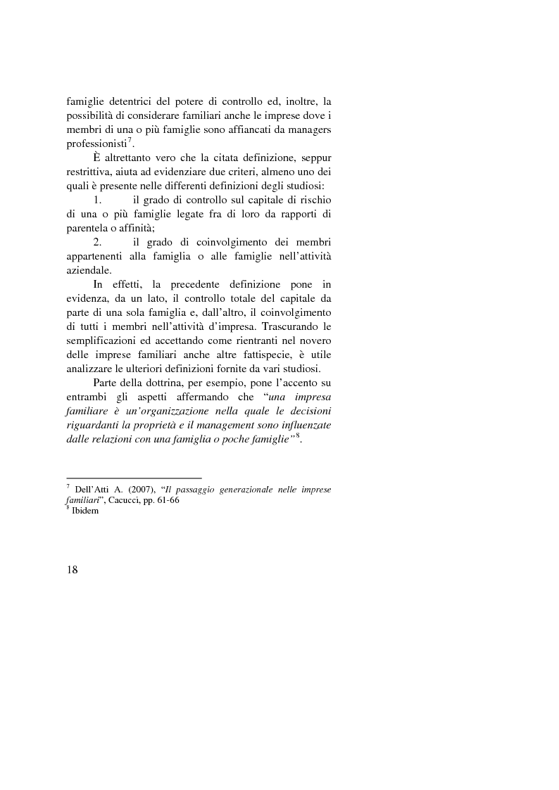 Anteprima della tesi: Il passaggio generazionale nel family business. Strumenti tecnico-giuridici e finanziari, Pagina 16