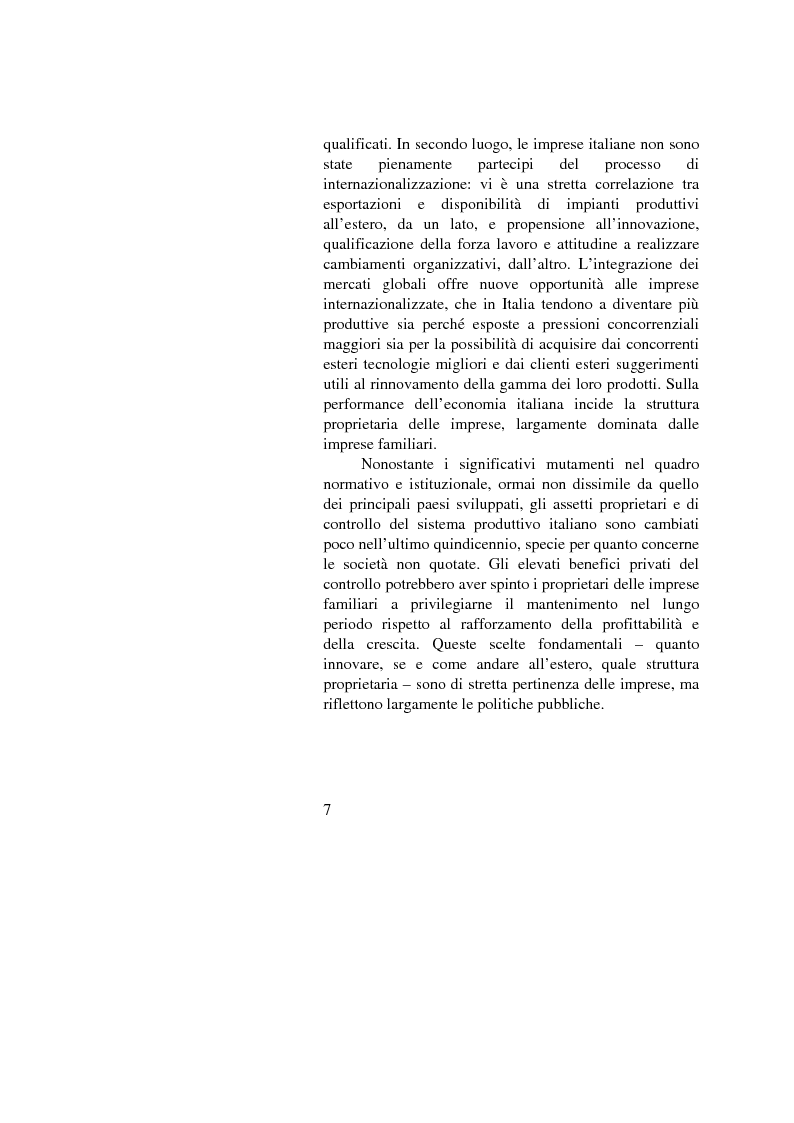 Anteprima della tesi: Il passaggio generazionale nel family business. Strumenti tecnico-giuridici e finanziari, Pagina 5