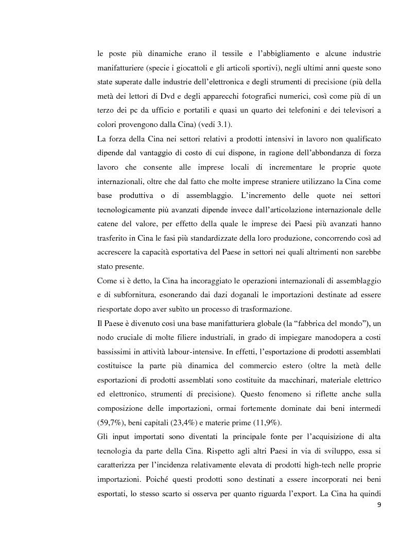 Anteprima della tesi: Lo sviluppo economico cinese: opportunità per le imprese italiane, Pagina 7