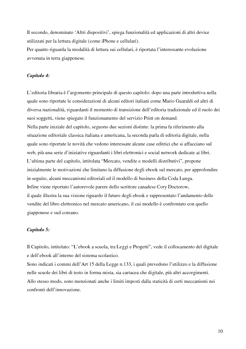 Anteprima della tesi: Fenomeno ebook: dall'editoria tradizionale alla pubblicazione digitale, Pagina 5