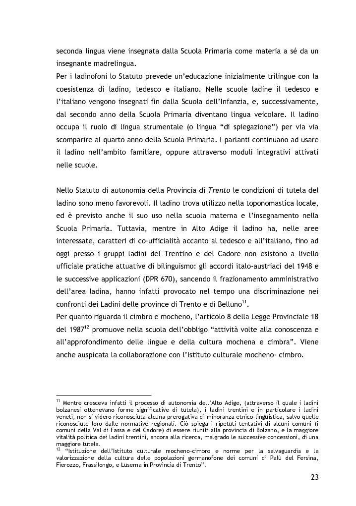 Anteprima della tesi: L’approccio alla lingua straniera nella scuola dell'infanzia: l'esperienza raccontata attraverso il diario di bordo, Pagina 13