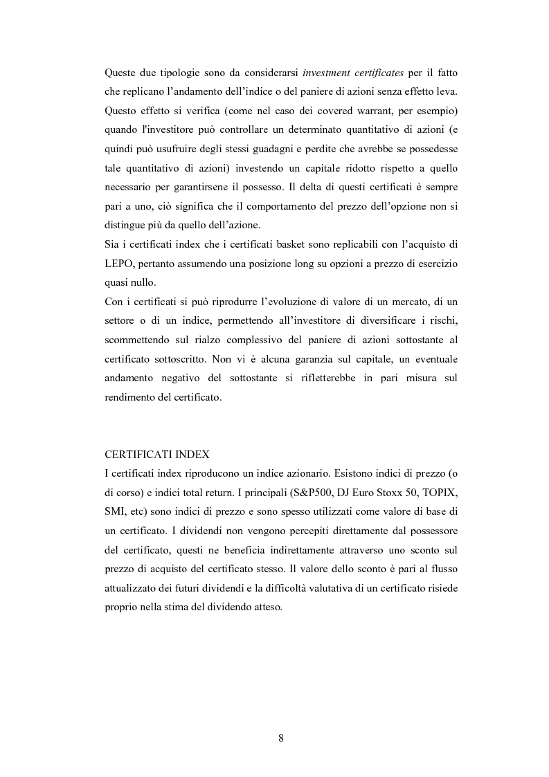 Anteprima della tesi: Metodologie di calcolo del rischio di mercato dei prodotti strutturati, Pagina 6
