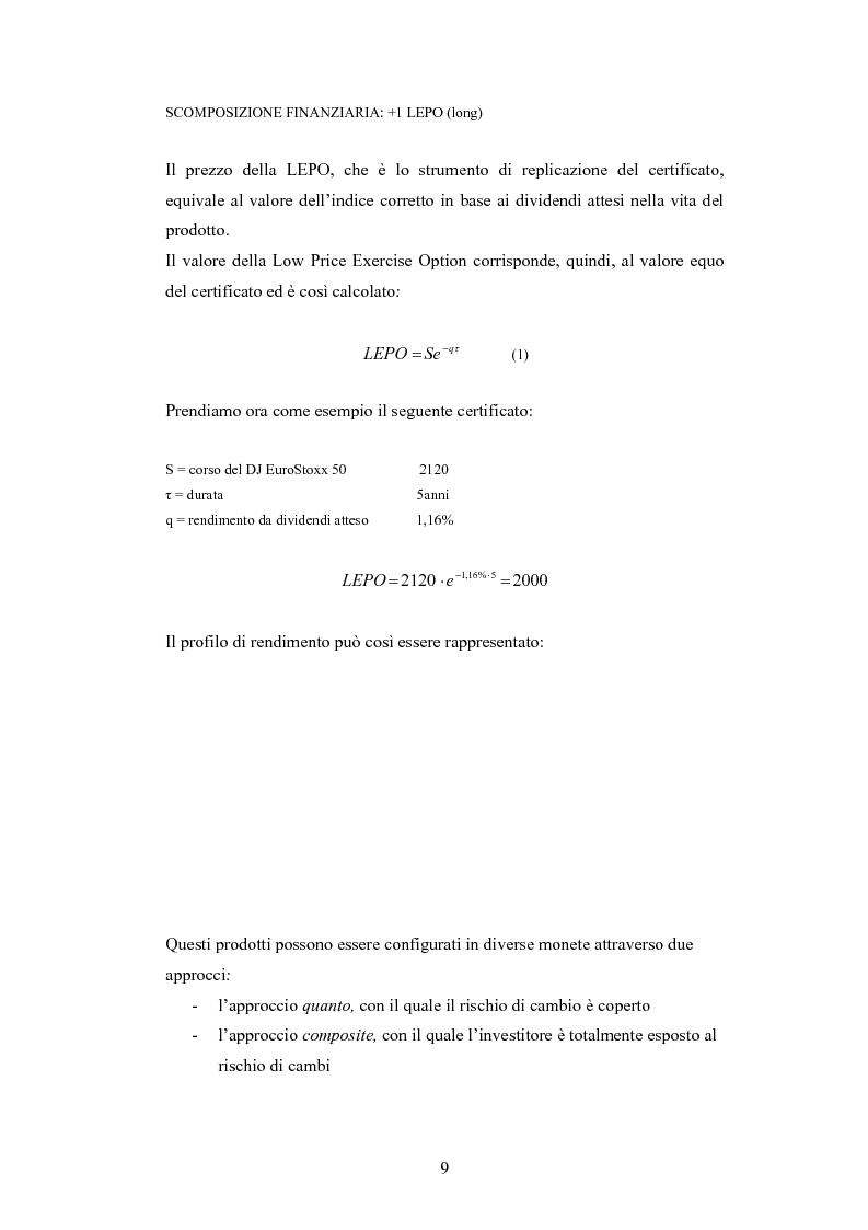 Anteprima della tesi: Metodologie di calcolo del rischio di mercato dei prodotti strutturati, Pagina 7