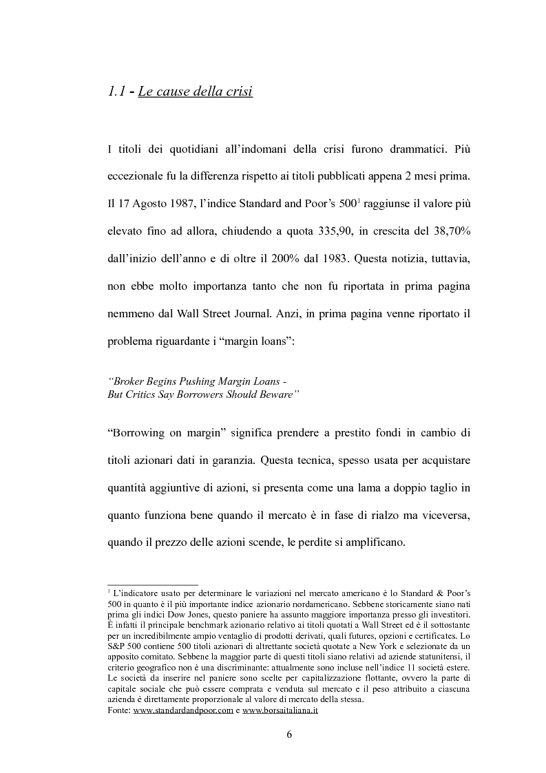 Anteprima della tesi: Il Panic Selling. Dinamiche dei momenti di panico finanziario, Pagina 6