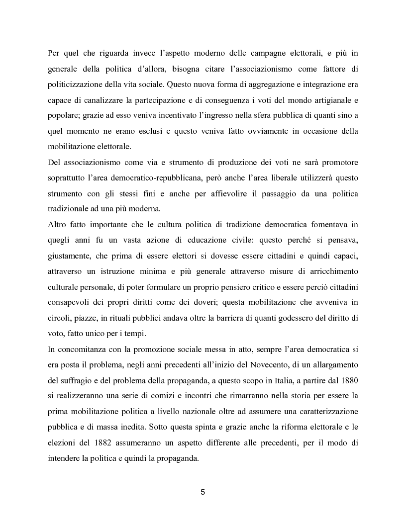 Anteprima della tesi: Trasformazioni delle campagne elettorali in Italia, Pagina 2