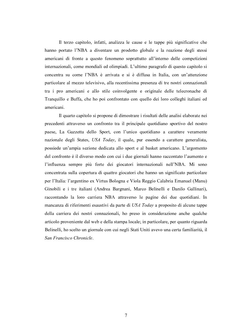 Anteprima della tesi: Comunicare l'NBA: i media e il basket a stelle e strisce in America e oltreoceano, Pagina 3