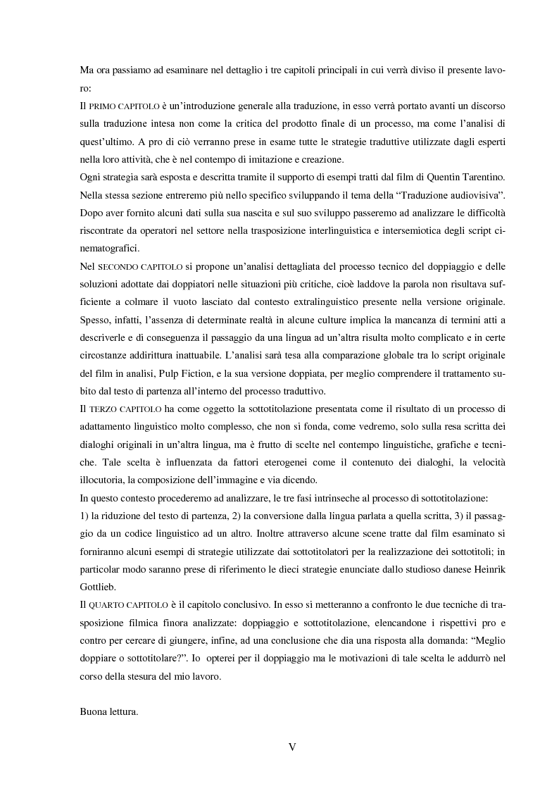 Anteprima della tesi: Strategie e funzioni della traduzione cinematografica di un “cult movie”, Pagina 3