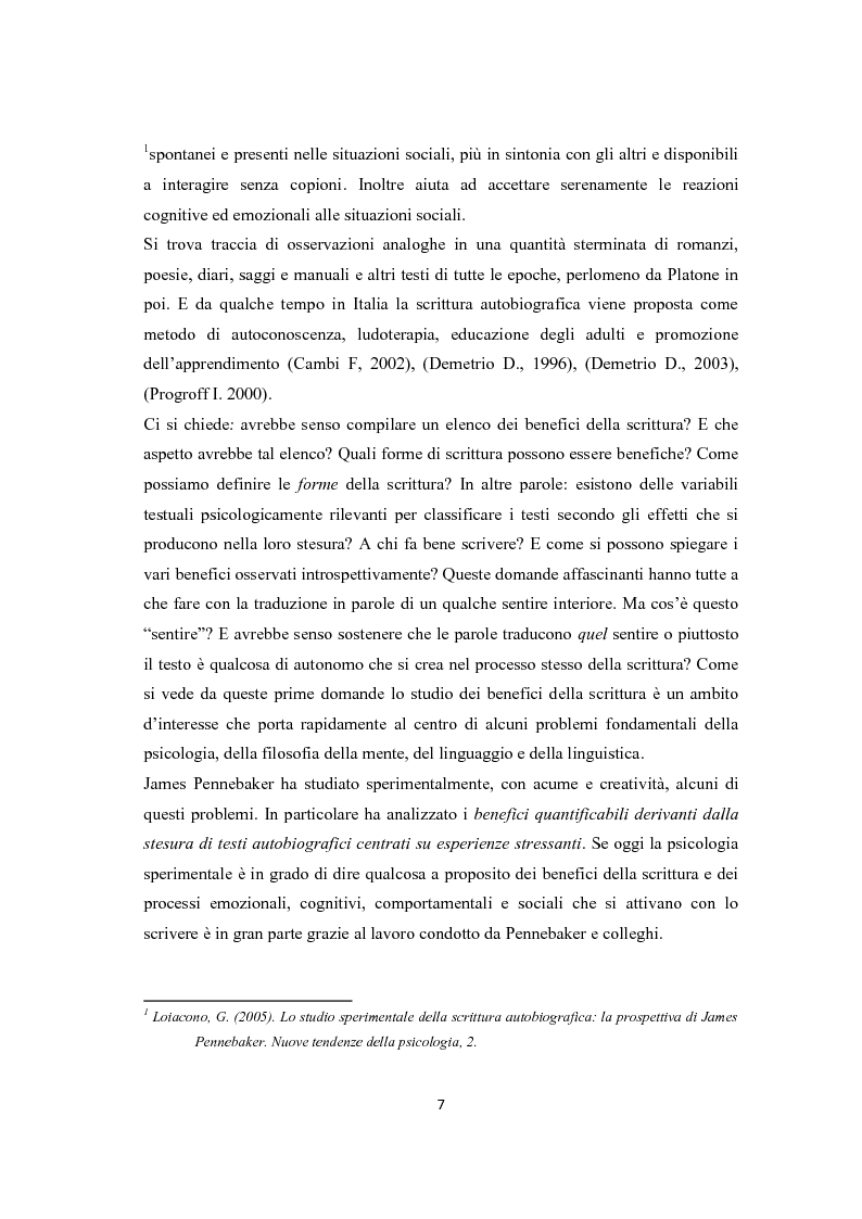 Anteprima della tesi: Scrittura espressiva e crescita post-traumatica in pazienti cardiopatici, Pagina 2