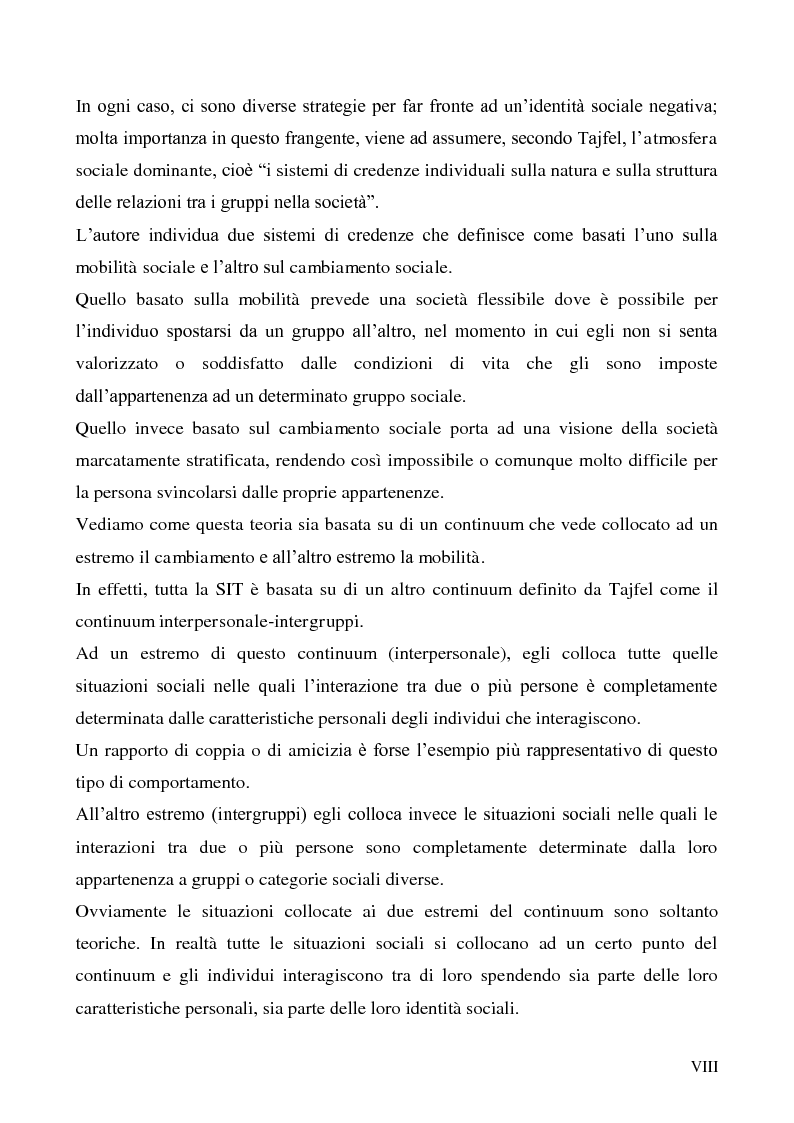 Anteprima della tesi: La dimensione etnica dell'identità sociale attraverso il contributo di Fethi Benslama, Pagina 8