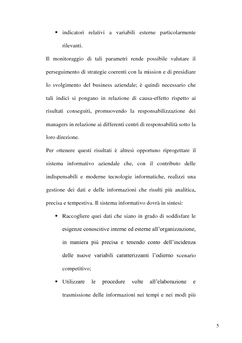 Anteprima della tesi: L'evoluzione dei sistemi informativi e di controllo aziendali, Pagina 5