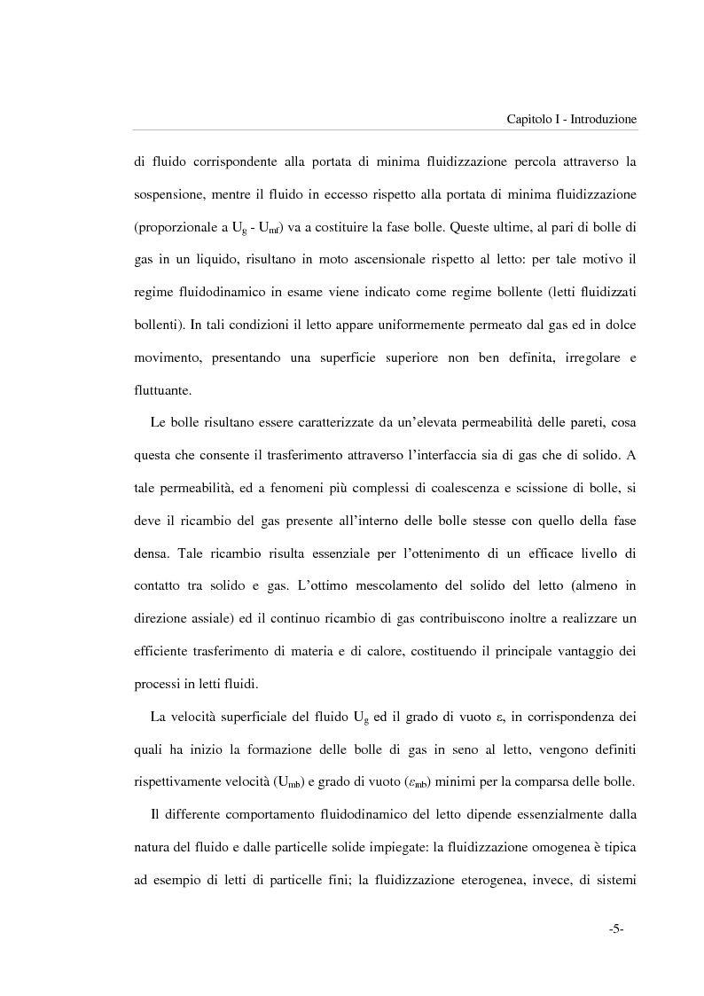 Anteprima della tesi: Frammentazione per impatto di particelle di sorbente riattivato impiegato per la desolforazione in situ in combustori a letto fluidizzato, Pagina 5