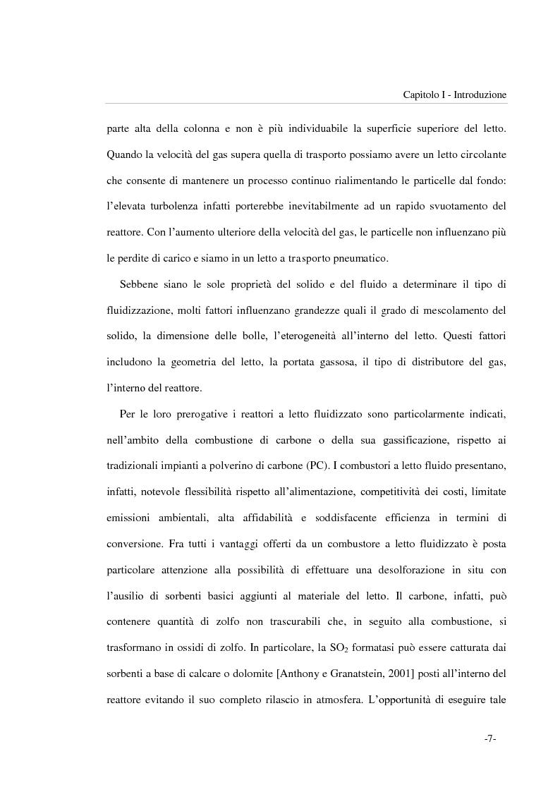 Anteprima della tesi: Frammentazione per impatto di particelle di sorbente riattivato impiegato per la desolforazione in situ in combustori a letto fluidizzato, Pagina 7