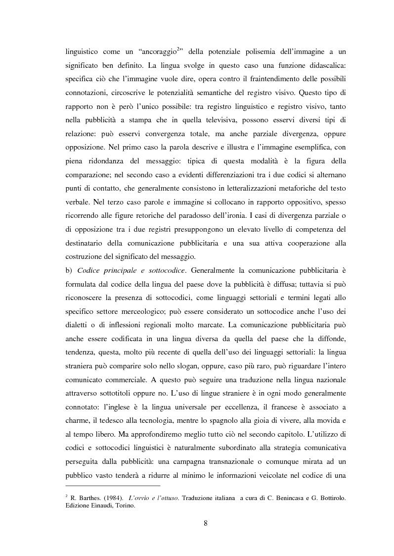 Anteprima della tesi: Ispanismi e ispanoamericanismi nella publicità italiana di oggi, Pagina 2