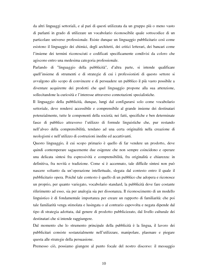 Anteprima della tesi: Ispanismi e ispanoamericanismi nella publicità italiana di oggi, Pagina 4