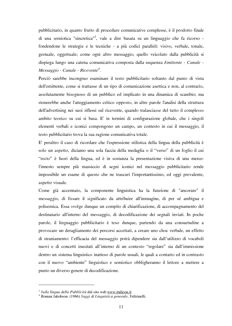 Anteprima della tesi: Ispanismi e ispanoamericanismi nella publicità italiana di oggi, Pagina 5