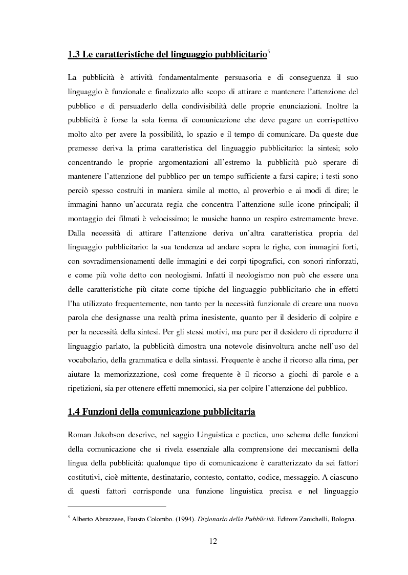 Anteprima della tesi: Ispanismi e ispanoamericanismi nella publicità italiana di oggi, Pagina 6