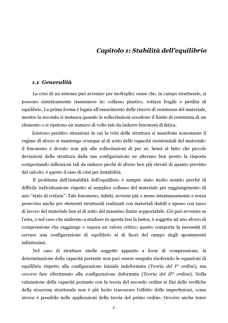 Anteprima della tesi: Influenza della geometria di flange e irrigidimenti sulla stabilità delle anime di travi da ponte, Pagina 3