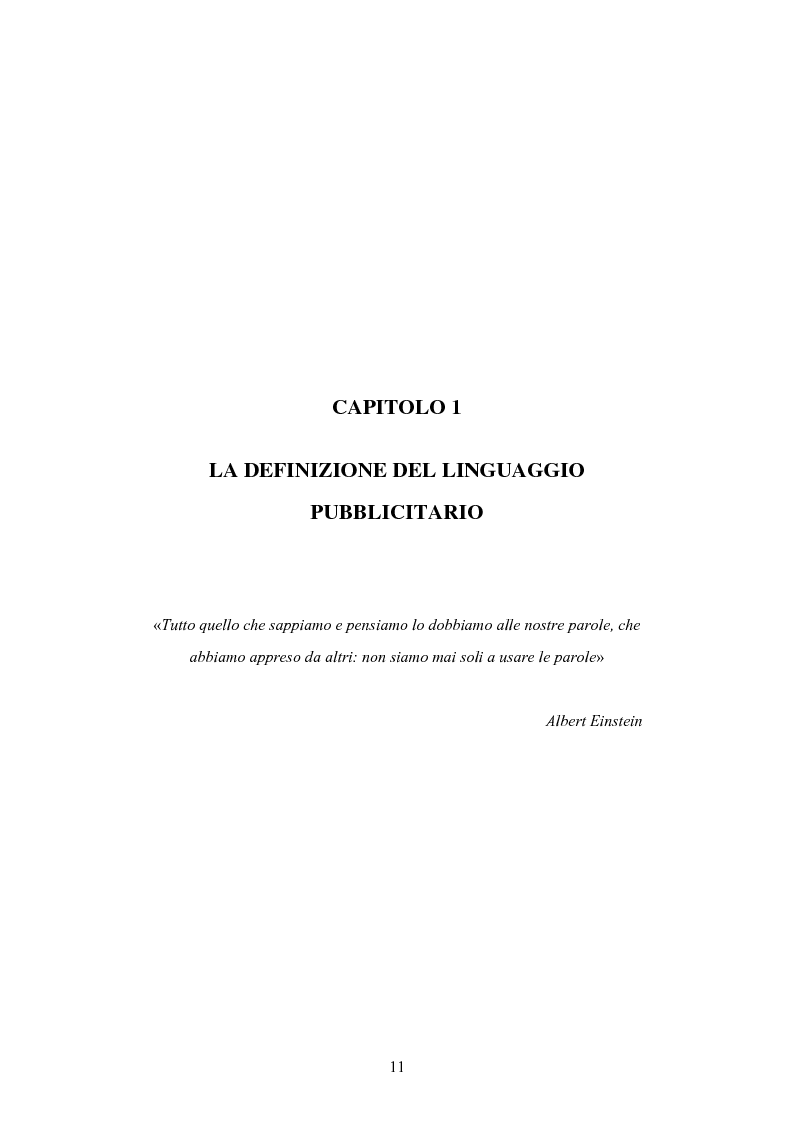 Anteprima della tesi: Strategie linguistiche e retoriche della comunicazione pubblicitaria rivolta ai bambini, Pagina 5