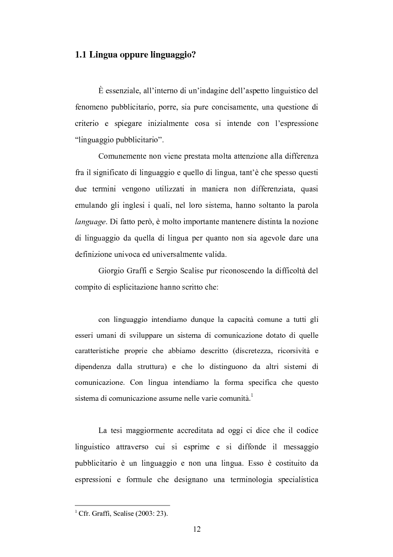 Anteprima della tesi: Strategie linguistiche e retoriche della comunicazione pubblicitaria rivolta ai bambini, Pagina 6