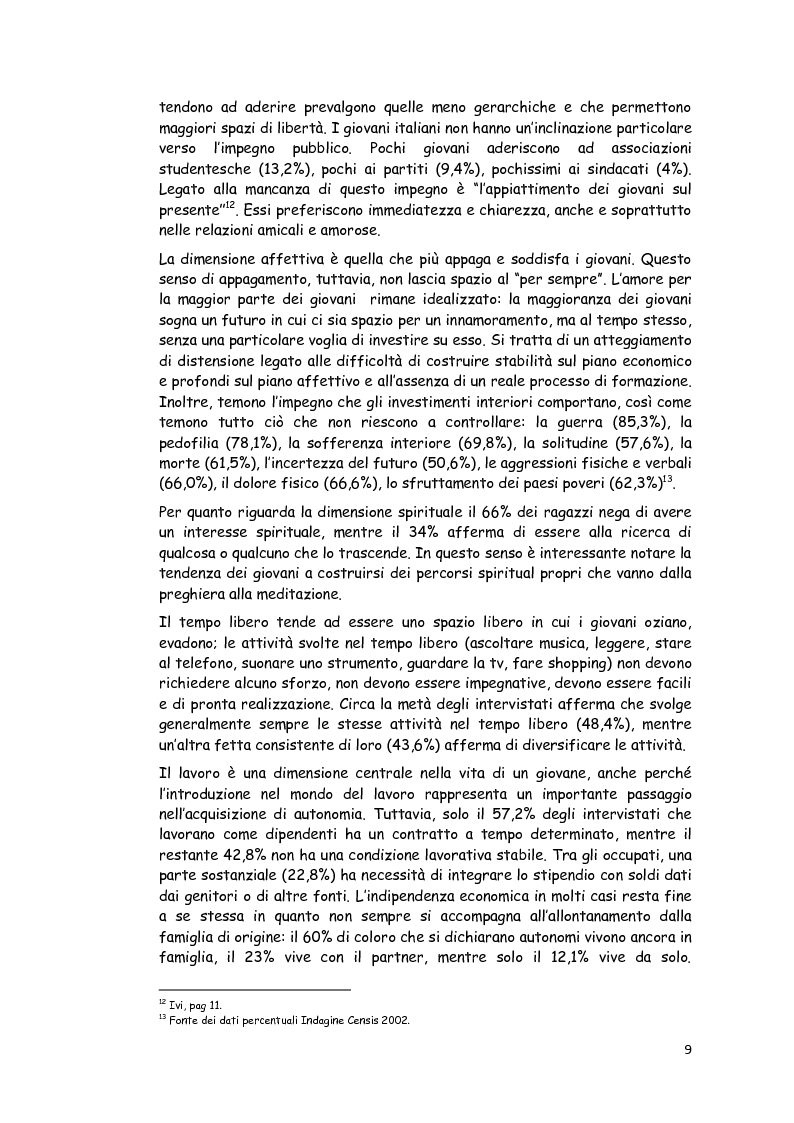 Anteprima della tesi: Le politiche giovanili: per i giovani e con i giovani, Pagina 4