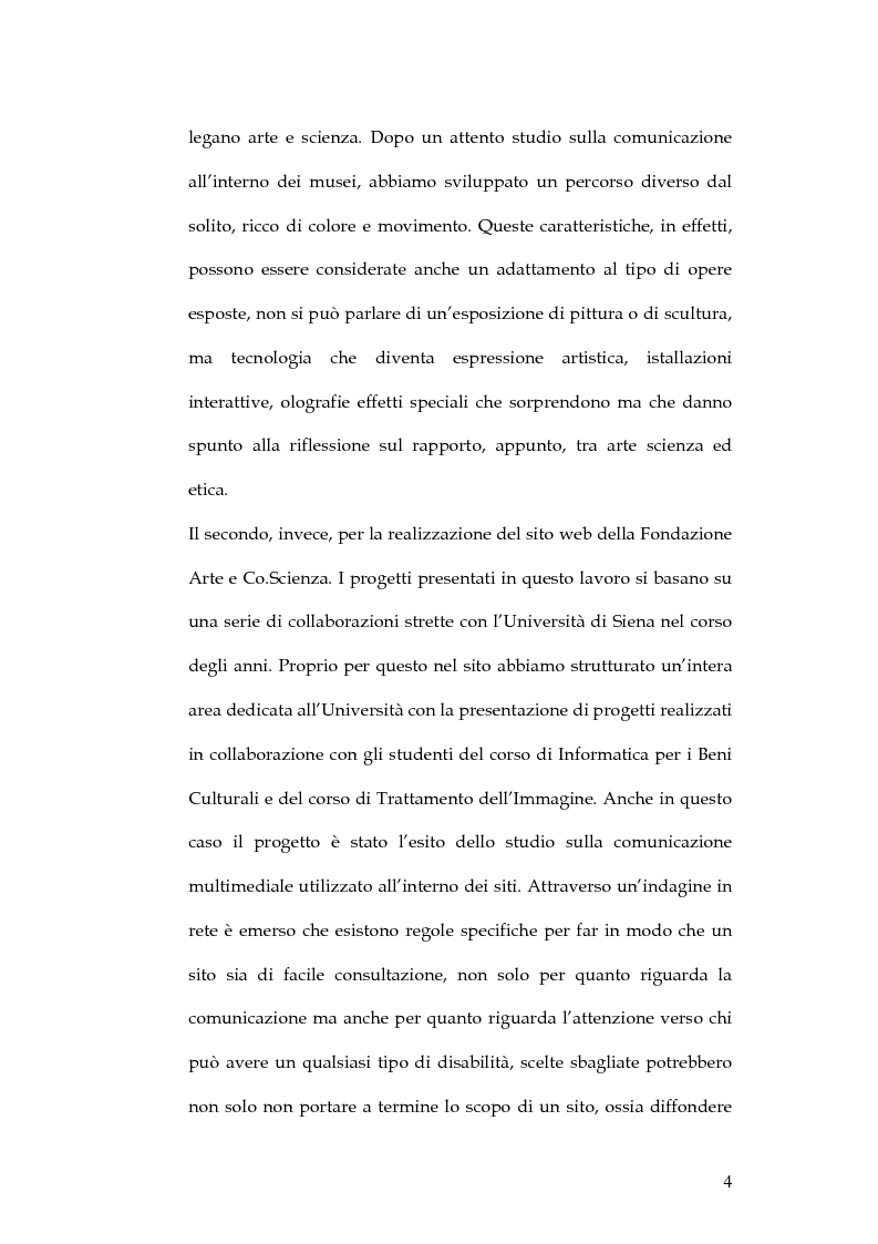 Anteprima della tesi: Informatica e multimedialità nella presentazione di eventi, Pagina 3