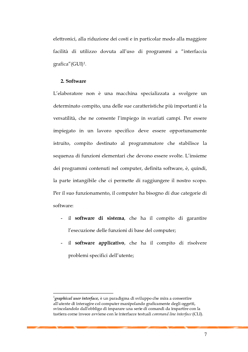 Anteprima della tesi: Informatica e multimedialità nella presentazione di eventi, Pagina 6