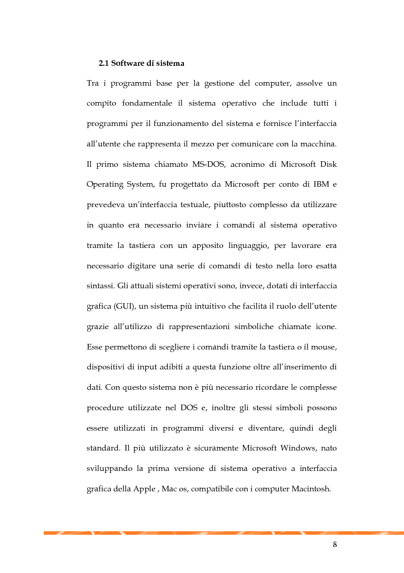 Anteprima della tesi: Informatica e multimedialità nella presentazione di eventi, Pagina 7