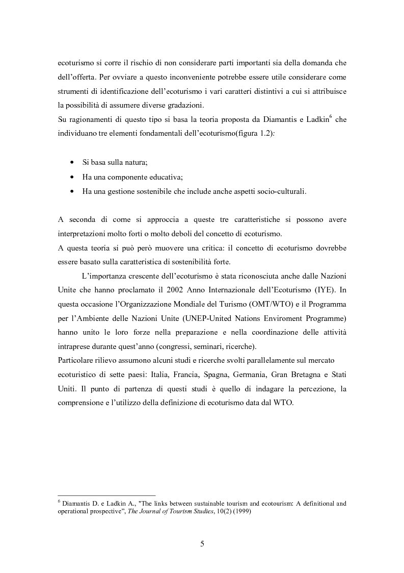 Anteprima della tesi: Ecoturismo e accordi volontari, Pagina 5