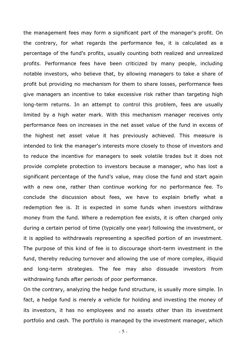 Anteprima della tesi: A Comparison Between Different Hedge Fund Strategies in the Recent Financial Crisis, Pagina 3