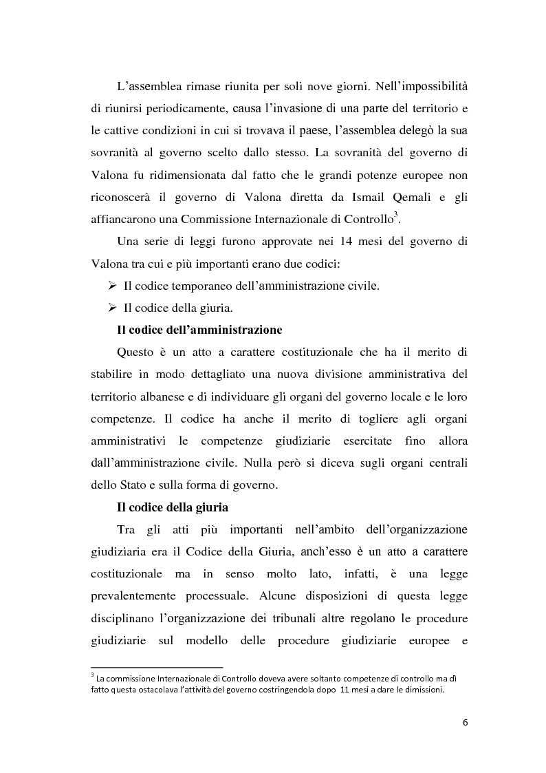 Anteprima della tesi: La tutela dei diritti fondamentali nel costituzionalismo albanese, Pagina 2